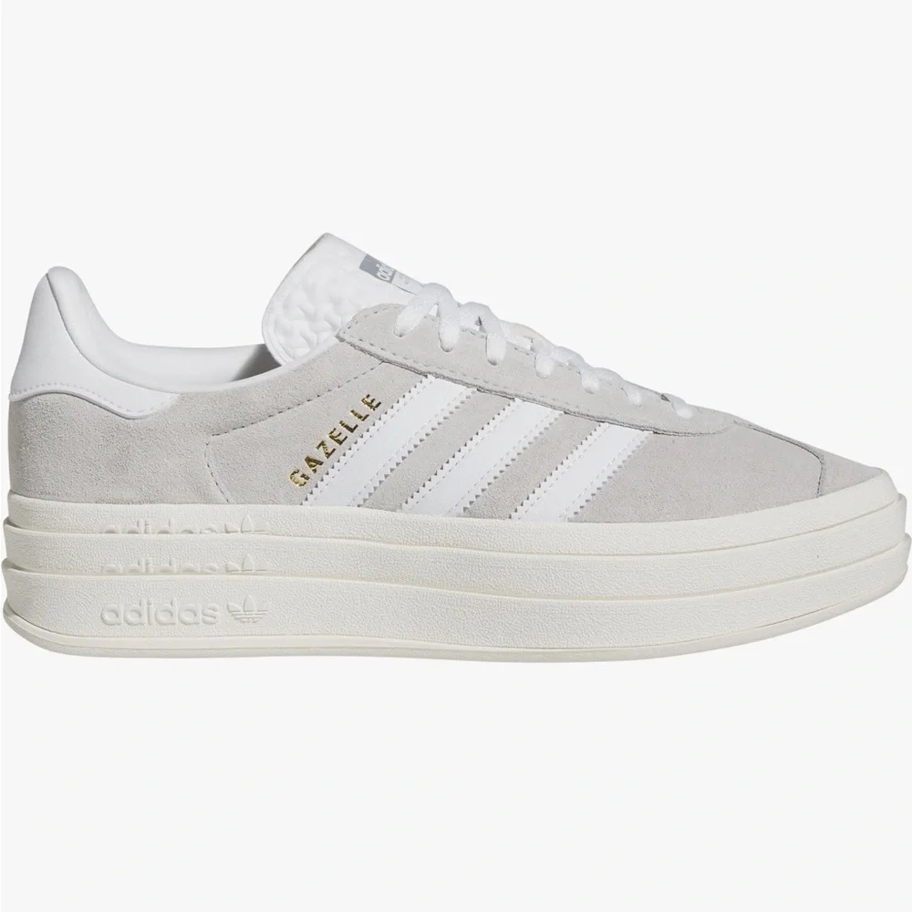 Adidas Women's Gazelle Bold Platform Sneaker in Light Gray (NWOB) - Picture 3 of 10